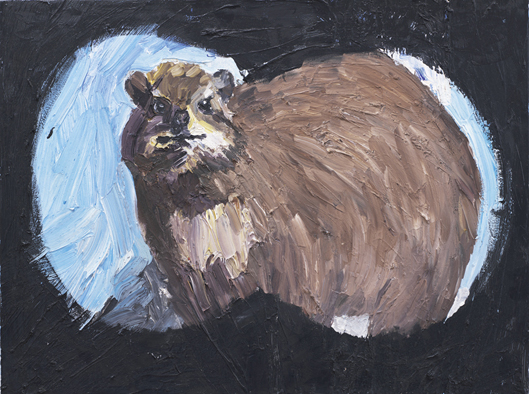Malerei von Thomas mit dem Titel »Wüstenbewohner«, Acryl auf Leinwand
